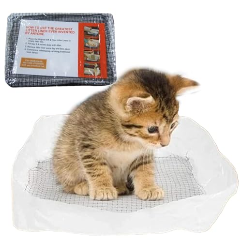 Zunetsutock Home Kitten Katzentoilette – Katzenpfanneneinlagen, robuste Siebpads zur Kotbeseitigung mit Kordelzug, große Haustier-Katzen-Pfanneneinlagen, Tasche für drinnen und draußen, Reisen Zunetsutock Home Kitten Katzentoilette – Katzenpfanneneinlagen, robuste Siebpads zur Kotbeseitigung mit Kordelzug, große Haustier-Katzen-Pfanneneinlagen, Tasche für drinnen und draußen, Reisen von Zunetsutock