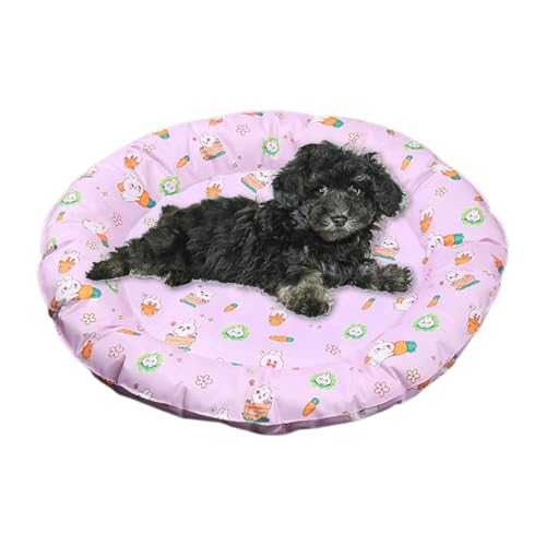 Zunetsutock Hundekühlkissen, Katzenkühlmatte,Runde Non-Slip-PET-Wiederverwendbare Trainingsmatte - Kistendecke Katze für kleine mittlere und große Haustier im Freien oder zu Hause Gebrauch von Zunetsutock