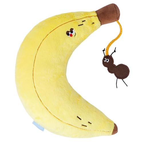 Zunetsutock Hundeplüschspielzeug, Bananen-Cartoon-Stoffspielzeug, weiche Hundeduppen, bissresistente Welpenplüsch für Unterhaltung, beißend, entspannend, Spielen Zunetsutock Hundeplüschspielzeug, Bananen-Cartoon-Stoffspielzeug, weiche Hundeduppen, bissresistente Welpenplüsch für Unterhaltung, beißend, entspannend, Spielen von Zunetsutock