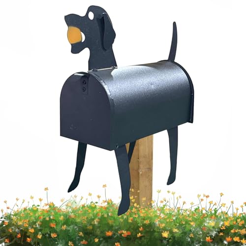 Briefkasten Wasserdicht Garten - Briefkasten aus Metall mit Tieren, geschnitztes Ornament | Briefkasten für Bauernhaus | Ideal zum Empfangen von Briefen und Post | Stilvolle Dekoration von Zunishaone