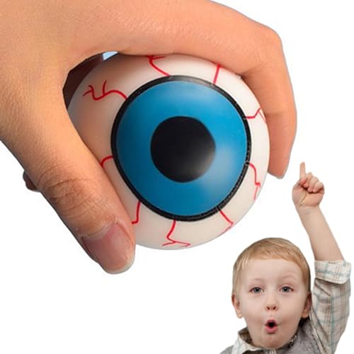 Halloween-Augapfel Toys-TPR Material, weich und quetschbar | 1 Stück Stressball- , gruselige Halloween-Dekoration, Partygeschenk für Kinder und Erwachsene, lustiges Spielzeug von Zunishaone