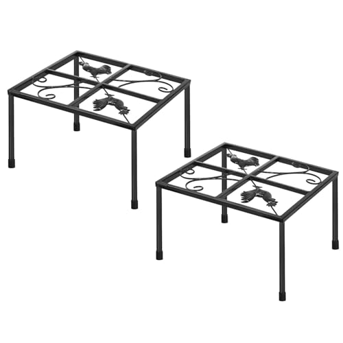 Hühnerfuttermittelständer - Stabile Metallkonstruktion, erhöhtes Design | Unterstützungsregal mit rostbeständigem Finish, Werkzeugfreie Montage für Geflügeltrinker, Futterhäuschen und Coop-Hygiene in Hühnerfuttermittelständer - Stabile Metallkonstruktion, erhöhtes Design | Unterstützungsregal mit rostbeständigem Finish, Werkzeugfreie Montage für Geflügeltrinker, Futterhäuschen und Coop-Hygiene in von Zunishaone