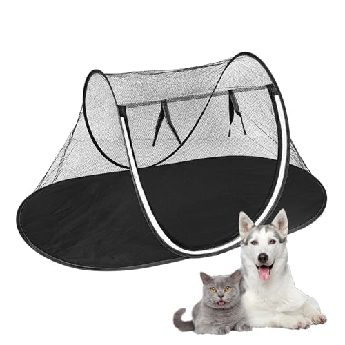 Katzenfaltbares Spielhaus | Gehege für Katzen im Freien, tragbares Spielzelt, luftige Tierruhe, Hund und Katzenzaun, ideal für Garten, Terrasse, Campingplatz und Reisen Katzenfaltbares Spielhaus | Gehege für Katzen im Freien, tragbares Spielzelt, luftige Tierruhe, Hund und Katzenzaun, ideal für Garten, Terrasse, Campingplatz und Reisen von Zunishaone