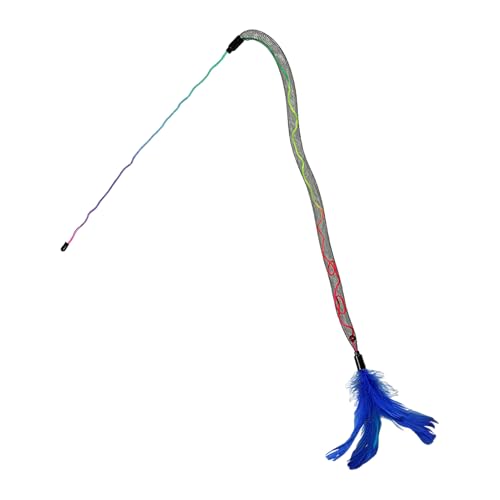 Katzenstab Spielzeugfeder - Teaser Rod Bell Stick, Katzenstringspielzeug | Interaktives Kätzchenspielzeug, Haustierspiel Für Die Einbeziehung Von Katzen In Tägliche Spaßaktivität Übung Jagd Katzenstab Spielzeugfeder - Teaser Rod Bell Stick, Katzenstringspielzeug | Interaktives Kätzchenspielzeug, Haustierspiel Für Die Einbeziehung Von Katzen In Tägliche Spaßaktivität Übung Jagd von Zunishaone