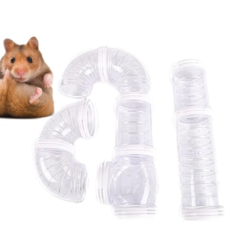 Kleines Haustier Tunnel - Erweiterbar Anschließbar Safe Set, Bissfester Kleintiertunnel | Langlebiger Hamstertunnel, Spielsystem für Frettchen Ratten Hamster Mäuse Bereichern Käfig Spielzeug Kleines Haustier Tunnel - Erweiterbar Anschließbar Safe Set, Bissfester Kleintiertunnel | Langlebiger Hamstertunnel, Spielsystem für Frettchen Ratten Hamster Mäuse Bereichern Käfig Spielzeug von Zunishaone