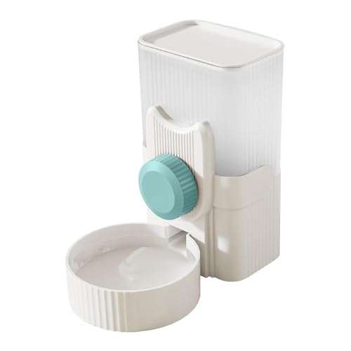 Pet Cage Water Food Feeder - Automatische Flasche Nachfüllstation, kompakte Fütterungsschüssel | Kleintier -Futtermittelspender, Schwerkraft Käfigeinheit für Kätzchen Welpen Kaninchen Meerschweinchen von Zunishaone