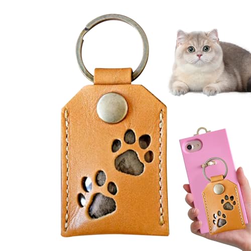 Pet Hair Keepsake Anhänger - Square Keychain Memorial Halter, Foto -Locket | Leder -Rucksack -Charme mit Reifenbefestigung, langlebige Erinnerung an Freund, Freundin, Haustierliebhaber, Hundekatze Haa Pet Hair Keepsake Anhänger - Square Keychain Memorial Halter, Foto -Locket | Leder -Rucksack -Charme mit Reifenbefestigung, langlebige Erinnerung an Freund, Freundin, Haustierliebhaber, Hundekatze Haa von Zunishaone