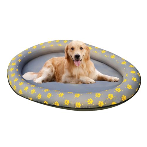 Pool Float für Welpen - Trocken Sie trocken, faltbare aufblasbare Schwimmer für große Hunde und Katzen, bequemes schwimmendes Bett für Schwimmbad, oder See, sicheres und resistentes schwimmende Pool Float für Welpen - Trocken Sie trocken, faltbare aufblasbare Schwimmer für große Hunde und Katzen, bequemes schwimmendes Bett für Schwimmbad, oder See, sicheres und resistentes schwimmende von Zunishaone