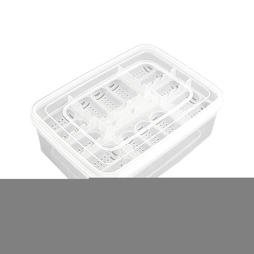 Reptilien -Eier -Inkubatorbox - Transparenter Schlupfschalenbehälter, 16 Grid Hatch Organizer | Zuchtkammer einstellbarer Luftfeuchtigkeit, klarer Eierspeicher für Gecko Leguan Bart Dragon Echsenkarte Reptilien -Eier -Inkubatorbox - Transparenter Schlupfschalenbehälter, 16 Grid Hatch Organizer | Zuchtkammer einstellbarer Luftfeuchtigkeit, klarer Eierspeicher für Gecko Leguan Bart Dragon Echsenkarte von Zunishaone