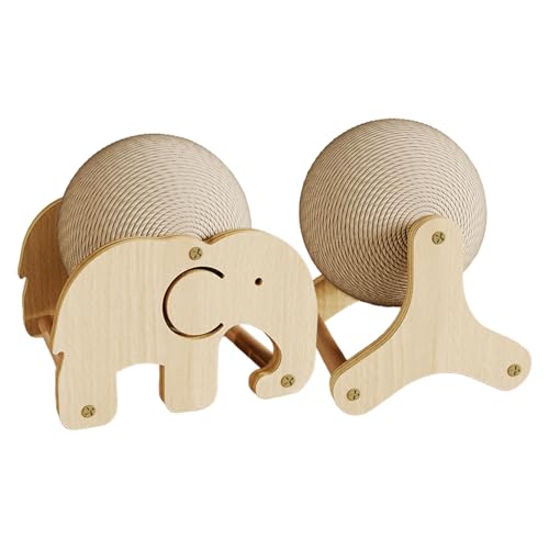 Sisal Rope Cat Toy - Non Slip Play Ball, Innenkratzradspiel - Kaninchenklauenballspielzeug | Haustier -Übungsspinner, Fun Activity Roller Für Katzenklauen -Training Im Innenkratztübung Spiel Spaß Sisal Rope Cat Toy - Non Slip Play Ball, Innenkratzradspiel - Kaninchenklauenballspielzeug | Haustier -Übungsspinner, Fun Activity Roller Für Katzenklauen -Training Im Innenkratztübung Spiel Spaß von Zunishaone