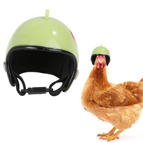 Tiersicherheitshelme | Schutzhelm für Hühnchen, papagein und Vogel, lustiger Hut für Geflügel, Accessoires für Tieranzug, bequem und Sich anpassen von Zunishaone