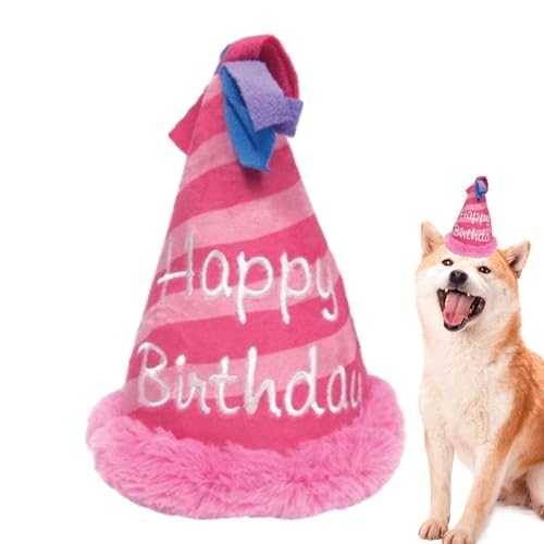 Zunishaone Geburtstagsspielzeug für Hunde | Geburtstagstorte Plüsch-Hundespielzeug | Süßes Kuchen- und Hutspielzeug, Geburtstagsgeschenk für Hundejungen oder -mädchen Zunishaone Geburtstagsspielzeug für Hunde | Geburtstagstorte Plüsch-Hundespielzeug | Süßes Kuchen- und Hutspielzeug, Geburtstagsgeschenk für Hundejungen oder -mädchen von Zunishaone