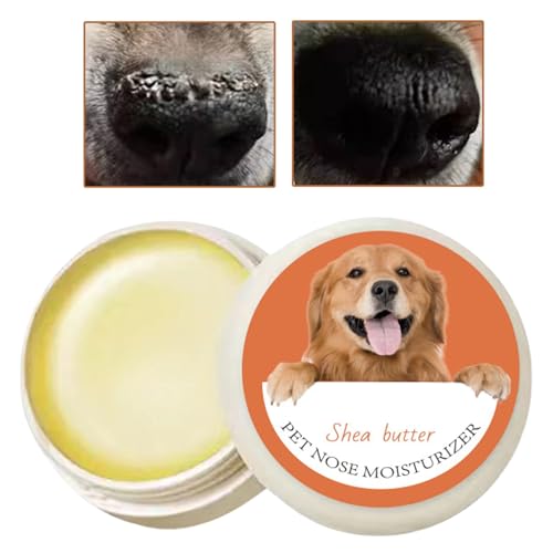 Hunde Nasencreme | Natürliche Feuchtigkeitsbutter für Hunde, sicher zum Lecken, Linderung der trockenen Nase, tägliche Pflege für empfindliche Hunde, 20G -Format, täglicher Gebrauch von Zunishaone