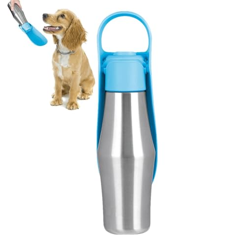 Zunishaone Hundetrinkflasche, Haustier Travel Cup | Lecksicheres Edelstahl -Welpenwasserbrunnen - Kleine tierische Outdoor -Versorgung, tragbare kleine Tiere Trinken Feeder für kleine mittelgroßen Zunishaone Hundetrinkflasche, Haustier Travel Cup | Lecksicheres Edelstahl -Welpenwasserbrunnen - Kleine tierische Outdoor -Versorgung, tragbare kleine Tiere Trinken Feeder für kleine mittelgroßen von Zunishaone