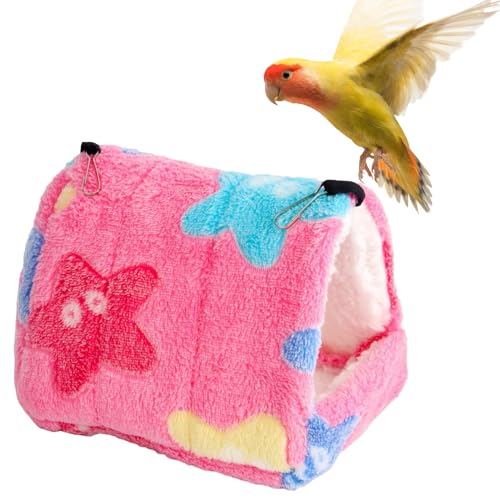 Zunishaone Hutkuschelvogelnest | Heißes Hängemattenbett für und kleine Vögel | Schweiß suspendiertes Winternest für Sittiche, Kakeration, Hamster, Bequeme Höhle für Tiere Zunishaone Hutkuschelvogelnest | Heißes Hängemattenbett für und kleine Vögel | Schweiß suspendiertes Winternest für Sittiche, Kakeration, Hamster, Bequeme Höhle für Tiere von Zunishaone