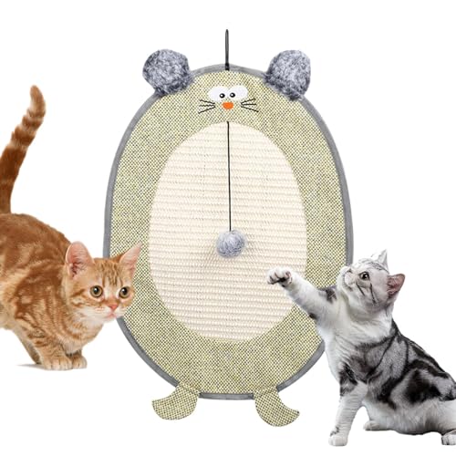 Zunishaone Kratzbrett Für Katzen, Kratzpad Für Hauskatzen, Kratzschutz Niedliches Interaktives Aufhängbares Spielzeug Für Kitten Wohnung Sofa Couch Boden Spiel Zunishaone Kratzbrett Für Katzen, Kratzpad Für Hauskatzen, Kratzschutz Niedliches Interaktives Aufhängbares Spielzeug Für Kitten Wohnung Sofa Couch Boden Spiel von Zunishaone