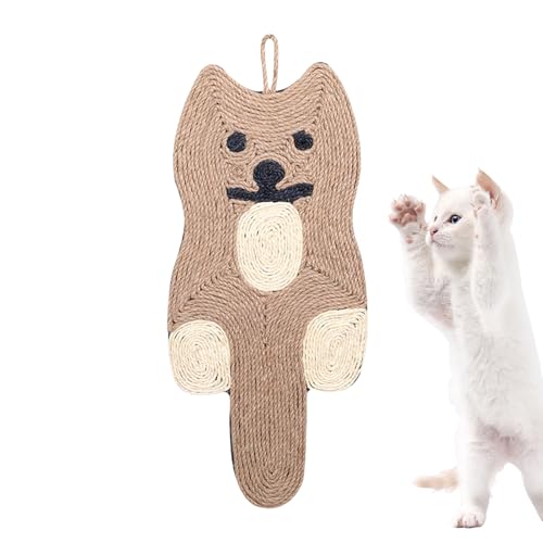 Zunishaone Kratzmatte Für Katzen | Teppich Kratzmatte Für Katzen,Kratzschutz Niedliches Interaktives Aufhängbares Spielzeug Für Kitten Wohnung Sofa Couch Boden Spiel von Zunishaone