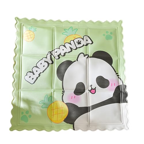 Zunishaone Kühlkissen, Kühlmatte für Hunde - Faltbare tragbare Eismatte - 34,5 x 34,5 cm Heißwetterschutz, Gel Hundebad für Outdoor -Camping, Welpentraining von Zunishaone