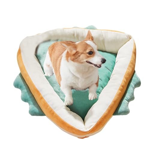 Zunishaone Niedliche Katzenbetten – dreieckige Hunde-Isomatte, waschbares Haustier-Bett, lustiges Kätzchenbett, rutschfeste Unterseite für alle Jahreszeiten Zunishaone Niedliche Katzenbetten – dreieckige Hunde-Isomatte, waschbares Haustier-Bett, lustiges Kätzchenbett, rutschfeste Unterseite für alle Jahreszeiten von Zunishaone