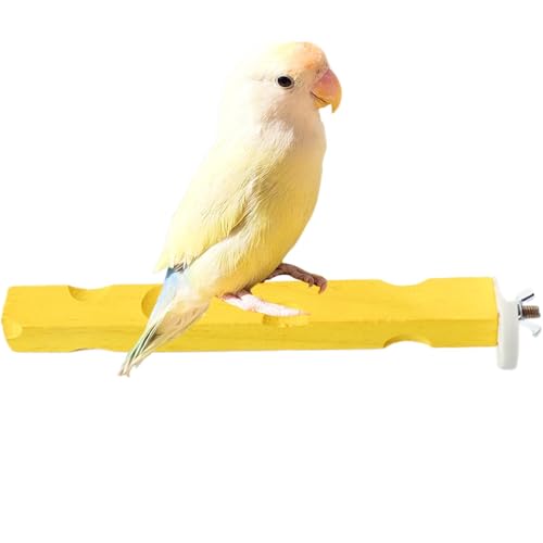 Zunishaone Papageien-Sitzstange aus, Vogelkäfig, stehender AST, Käseform, Vogel-Standgabel, Papageienkäfig-Zweig für Aras, Lovebirds, Vogelkäfigzubehör von Zunishaone