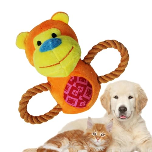 Zunishaone Quietschendes Plüschspielzeug für Hunde, Spielzeug zum Zahnen von Haustieren, niedliches Spielzeug für die Zahnreinigung, Spielzeug Zunishaone Quietschendes Plüschspielzeug für Hunde, Spielzeug zum Zahnen von Haustieren, niedliches Spielzeug für die Zahnreinigung, Spielzeug von Zunishaone
