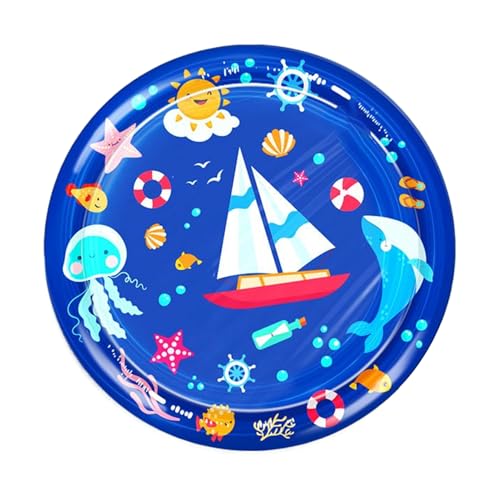 Zunishaone Spielteppich mit Wasser für Katzen, verstärkte Wassermatte, faltbare Matte für Haustiere, Kinder, Garten und Spielbereiche Zunishaone Spielteppich mit Wasser für Katzen, verstärkte Wassermatte, faltbare Matte für Haustiere, Kinder, Garten und Spielbereiche von Zunishaone