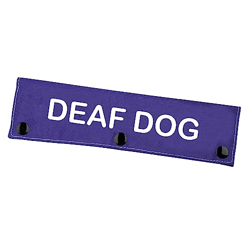 Deaf Dog Leash Wrap Deaf Awareness Dog Leash Sleeve Social Distancing Dog Patch (Deaf Dog) von Zuo Bao