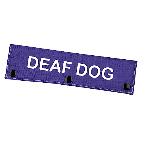 Deaf Dog Leash Wrap Deaf Awareness Dog Leash Sleeve Social Distancing Dog Patch (Deaf Dog) von Zuo Bao