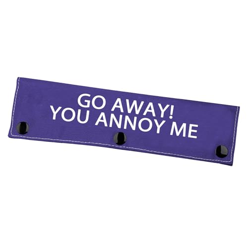 Lustige Hundeleine mit Aufschrift "Go Away You Annoy Me" von Zuo Bao