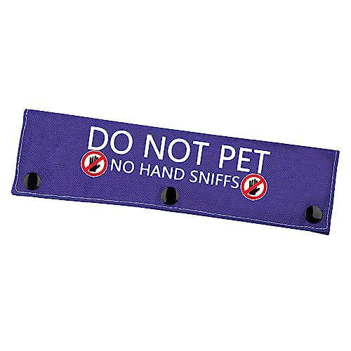 Lustige Hundeleinenhülle, "Do Not Pet No Hand Sniffs", Hundeleine, zum Umwickeln von Social Distancing (No Hand Sniffs) von Zuo Bao