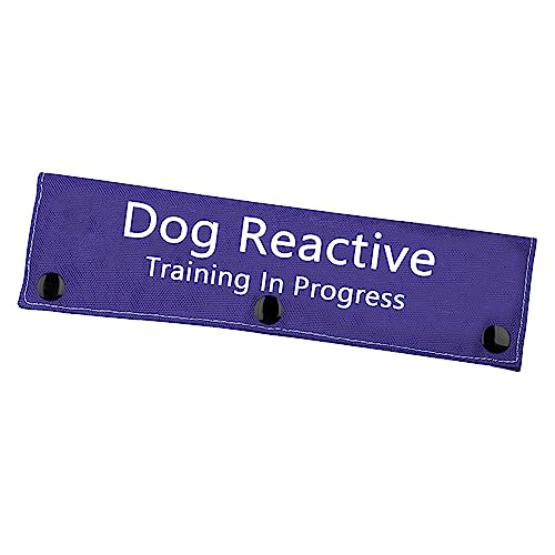 Reaktive Hundeleine Sleeve Hund Reaktives Training in Progress Hundeleine Wrap Reactive Dog Patch (Dog Reactive Training) von Zuo Bao
