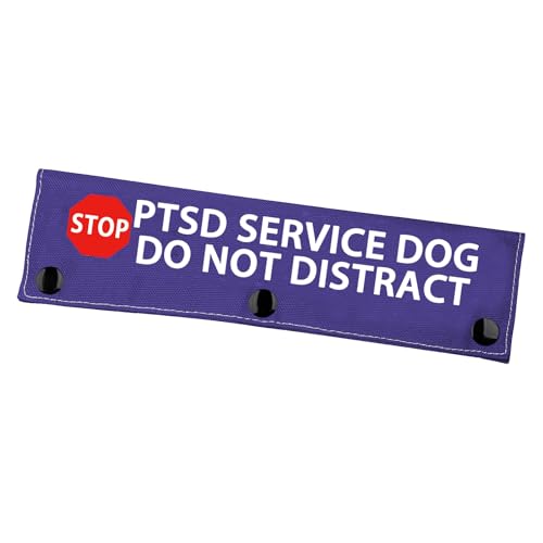 Service Dog Leash Sleeve PTSD Service Dog Do Not Distract Dog Leash Wrap Social Distancing Gift (PTSD Service Dog) von Zuo Bao