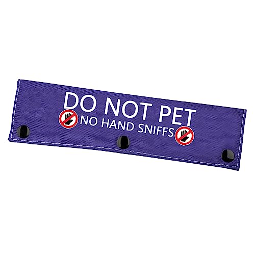 Working Dog Do Not Pet Leash Sleeve Working Dog Leash Wrap Social Distancing Dog Patch (Working Dog) von Zuo Bao