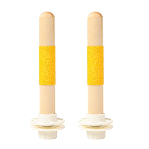 2pieces Bird Barch Stand Für Afrikanische Grautöne Und Papageien Fördert Gesunde Schnäppchen Und Nägel Schleifübungen Holzständer Vogelkauen Spielzeug 2pieces Bird Barch Stand Für Afrikanische Grautöne Und Papageien Fördert Gesunde Schnäppchen Und Nägel Schleifübungen Holzständer Vogelkauen Spielzeug von Zuoeay