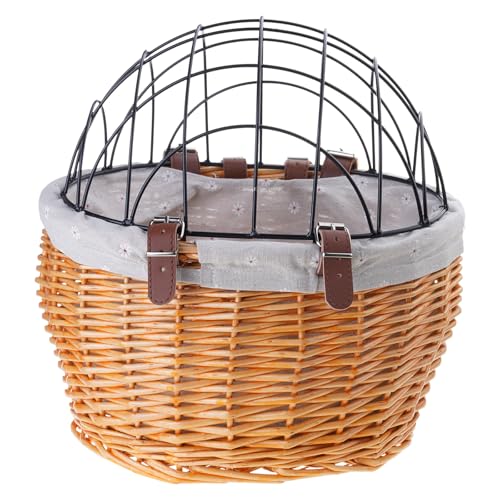 Fahrräder Rattan Storage Basket Gewebtes Erwachsener Fahrrad Mit Deckelfahrrad Haustier Fahrräder Haustierkorb Fahrräder Rattan Storage Basket Gewebtes Erwachsener Fahrrad Mit Deckelfahrrad Haustier Fahrräder Haustierkorb von Zuoeay