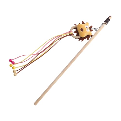 Katzen Spielen Stick Teaser Quasten Für Kätzchen Zauberstab Lustige Übungs Und Unterhaltungsspielzeug Amerikanische Katzen Stil von Zuoeay