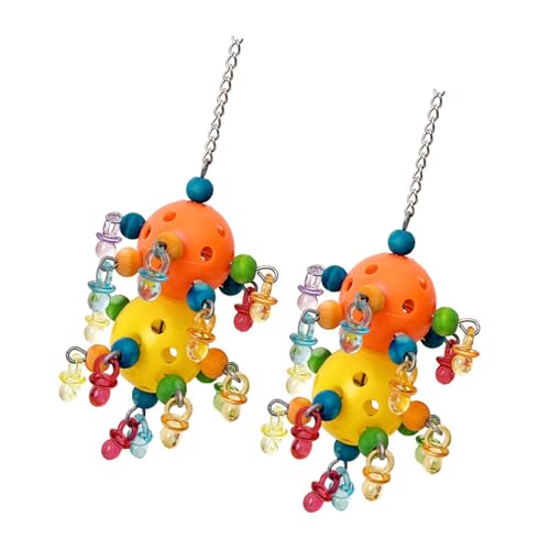 Zuoeay 5LOTS Lovebird Aktivität Spielzeug Papageien Shredders Haustier Vogel Kauen Für Gesunde Schnabel Erhaltung Vogel Anregender Spielzeug von Zuoeay