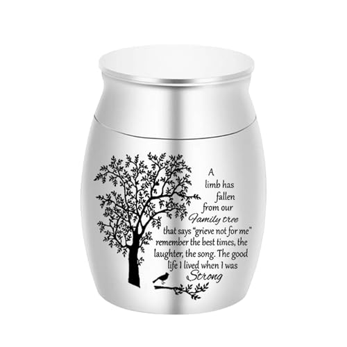 Zuoeay Einfache Sargasche Asche Jar Gefäß Asche Für Haustier Urne Carving Memorial Kleines Glas Behälter Haustier Einäscherung Zuoeay Einfache Sargasche Asche Jar Gefäß Asche Für Haustier Urne Carving Memorial Kleines Glas Behälter Haustier Einäscherung von Zuoeay