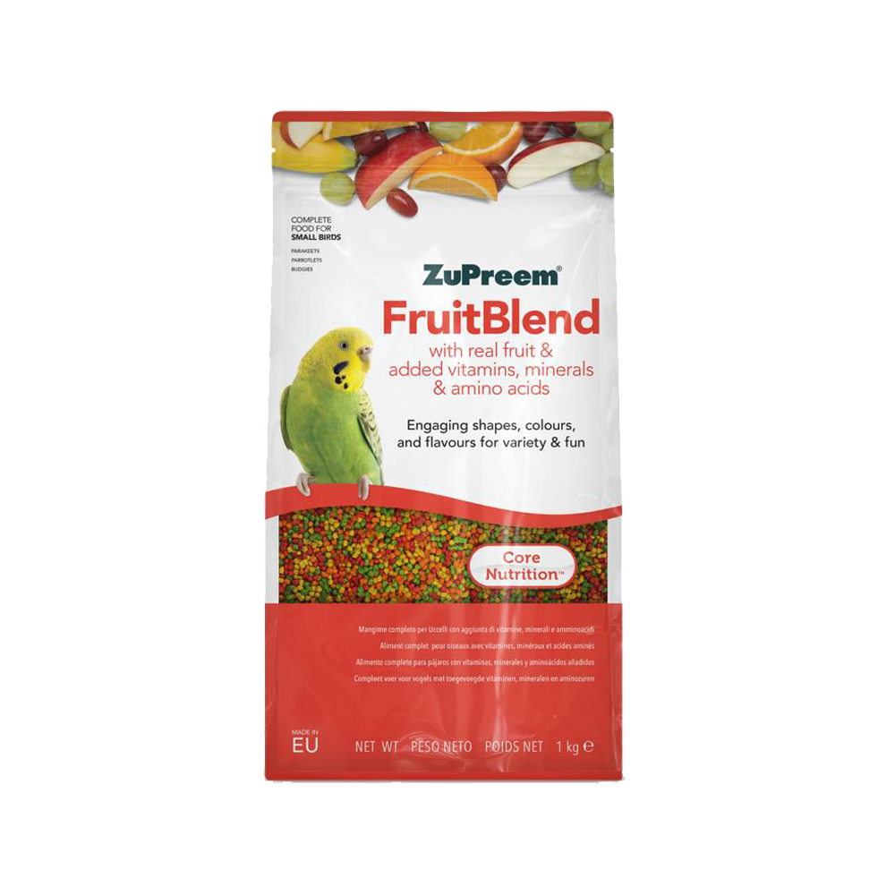 ZuPreem Fruitblend Vogelfutter - Mittlere/Große Vögel - 1,5 kg von Zupreem