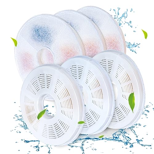 6 Pack Katzenwasserbrunnen Filter Kompatibel mit Catit, Ersatz Katzenbrunnen Filter Kompatibel mit Catit Design Senses Fountain/Flower Fountain/Senses 2.0/Fresh & Clear Edelstahl 6 Pack Katzenwasserbrunnen Filter Kompatibel mit Catit, Ersatz Katzenbrunnen Filter Kompatibel mit Catit Design Senses Fountain/Flower Fountain/Senses 2.0/Fresh & Clear Edelstahl von Zuqqony