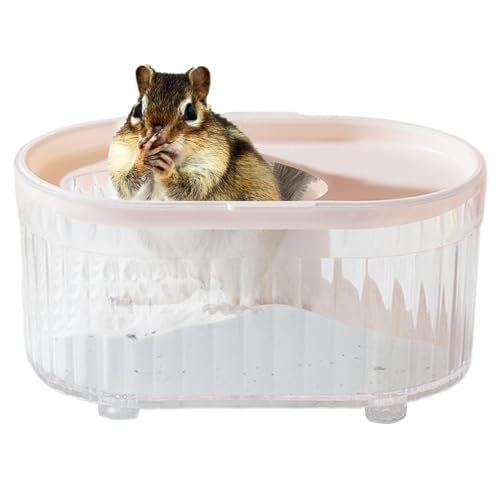 Hamster-Badewanne, kleine Tiere, tragbare Schüssel, transparenter Sand-Badekasten, Einzelmund, Haustierbadezimmer, wiederverwendbar, multifunktional, Sandbadbehälter, Farbe, kleines Hamster-Badewanne, kleine Tiere, tragbare Schüssel, transparenter Sand-Badekasten, Einzelmund, Haustierbadezimmer, wiederverwendbar, multifunktional, Sandbadbehälter, Farbe, kleines von Zvn Zojne