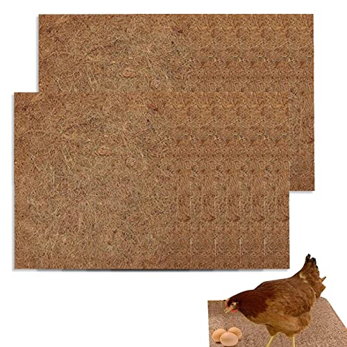 Hühner-Nistunterlagen – 6/10 Faser-Nistmatte | 33 x 33 cm Hühner-Nistkasteneinlagen | wiederverwendbare Hühner-Nistkasten-Pads Hühnerstall Bettmatten für Henne liegende Eier Geflügel Hühner-Nistunterlagen – 6/10 Faser-Nistmatte | 33 x 33 cm Hühner-Nistkasteneinlagen | wiederverwendbare Hühner-Nistkasten-Pads Hühnerstall Bettmatten für Henne liegende Eier Geflügel von Zvn Zojne