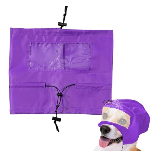Hunde-Duschhut, wasserdichter Badehut für Hundeaugen und Ohren, Haustierbadewanne, Ohrenschutz für Kätzchen, Welpen, kleine Haustiere Hunde-Duschhut, wasserdichter Badehut für Hundeaugen und Ohren, Haustierbadewanne, Ohrenschutz für Kätzchen, Welpen, kleine Haustiere von Zvn Zojne