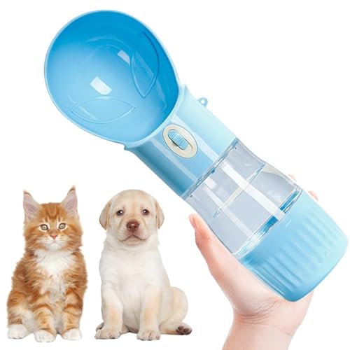 Hunde Wasserflasche - Hund Trinkflasche für Reisewasser - Hund Wasserflasche Spender, Auslaufsichere Haustier Reise Wasserflasche für Katze, Welpe & Mehr von Zvn Zojne