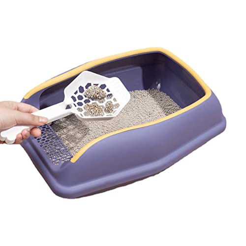 Katzentoilette, Sandkasten Für Katzen Mit Hohen Seiten, Beweglicher Katzenklo Mit Erhöhten Kanten, Katzentoilette Für Kleine Und Mittelgroße Katzen, Kaninchen, Leicht Zugängliche Frontöffnung – Schauf Katzentoilette, Sandkasten Für Katzen Mit Hohen Seiten, Beweglicher Katzenklo Mit Erhöhten Kanten, Katzentoilette Für Kleine Und Mittelgroße Katzen, Kaninchen, Leicht Zugängliche Frontöffnung – Schauf von Zvn Zojne