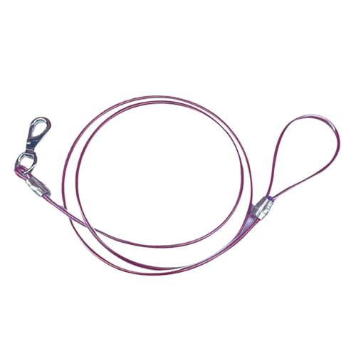 Metallseil für große Hunde, Hundeleinen zum Spazierengehen,Hochfestes Hundetrainingsseil, kausicheres Hundeseil | Bequemer Griff, Outdoor-Hundeseil, Hunde-Außenseilkabel für Outdoor-Aktivitäten Metallseil für große Hunde, Hundeleinen zum Spazierengehen,Hochfestes Hundetrainingsseil, kausicheres Hundeseil | Bequemer Griff, Outdoor-Hundeseil, Hunde-Außenseilkabel für Outdoor-Aktivitäten von Zvn Zojne