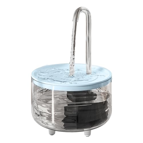 Pet Watering Fountains, 1L USB Wireless Water Fountain Dog Bowl, Automatic Circulation Pet Water Dispensers, Auto Power-Off Pet Water Feeder Fountain To Keep Pets Hydrated & Prevent Dry Burning von Zvn Zojne