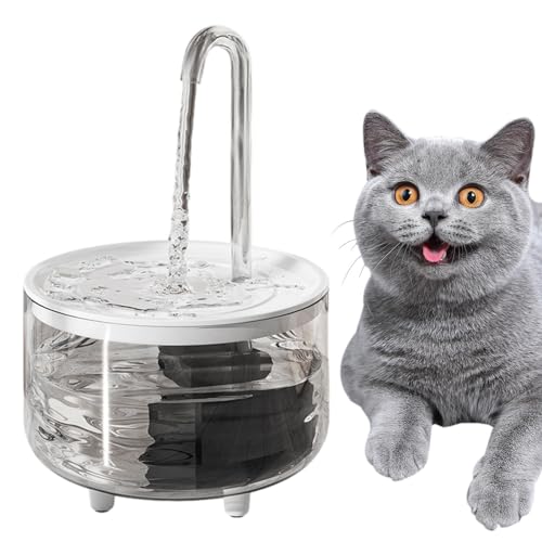 Pet Watering Fountains, 1L USB Wireless Water Fountain Dog Bowl, Automatic Circulation Pet Water Dispensers, Auto Power-Off Pet Water Feeder Fountain To Keep Pets Hydrated & Prevent Dry Burning von Zvn Zojne