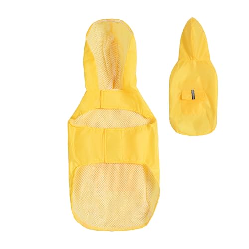 Regenmantel für Hunde, wasserdichter Hunderegenmantel, leichter Poncho für mittelgroße und große Hunde, Hunderegenponcho, wasserdichter Hunderegenmantel von Zvn Zojne
