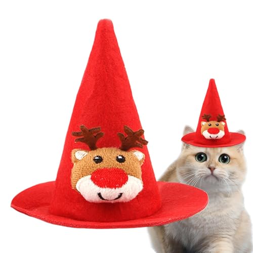 Weihnachtsmütze für Hunde, Weihnachtsmütze für Hunde | Haustiermütze Weihnachtsmütze Partymütze - Cosplay-Kostümzubehör, spitzer Hut, Katzenhüte, Weihnachtskopfbedeckung für die festliche Neujahrspart Weihnachtsmütze für Hunde, Weihnachtsmütze für Hunde | Haustiermütze Weihnachtsmütze Partymütze - Cosplay-Kostümzubehör, spitzer Hut, Katzenhüte, Weihnachtskopfbedeckung für die festliche Neujahrspart von Zvn Zojne